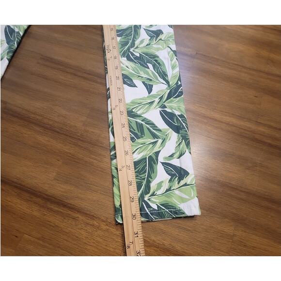 J.McLaughlin Palm Print Lexi Slim Jeans | Green White | Sz 2 NWOT - Picture 9 of 10